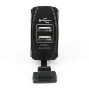 Universal Car Charger 3.1A LED Dual USB Port Power Socket Phone Charging Adapter (for: Subaru)