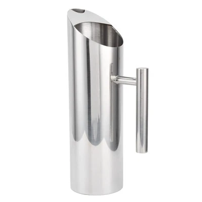 Water Pitcher,water jug for Fridge, water pot,Sturdy 304 Stainless Steel Larg...