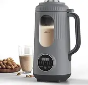 [ZophanX] Nut Milk Maker,35oz(1000ml) Automatic SoyMilk Maker for Homemade Almond, Oat, SoyMilk, Plant-Based Milk and Non-Dairy Beverages 8 in 1,Jug Blenders,Delay Start,Self Clean (Grey)