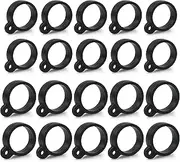 FUSIGO Fishing Rod Hook Keepers, 20pcs Fish Lure Bait Holder Elastic Rubber Rings, Prevent Line Tangle, Saves Rod Guides and Cork Handles, Fishing Tackle Tool