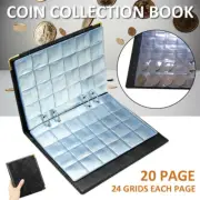 480 Pocket World Coin Collection Album Storage Folder Book Money Holder Organizr