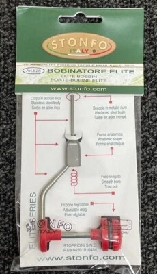 STONFO ELITE DISC DRAG BOBBIN. perfect thread tension for fly tying. New