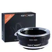 K&F Concept adapter for Canon EOS EF mount lens to Sony E mount NEX a5000 A7II