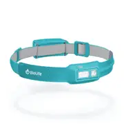 BioLite HeadLamp 330 - No-Bounce Rechargeable LED Head Light - Ocean Teal