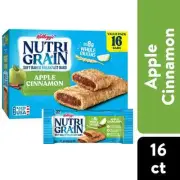 Kellogg's Nutri-Grain Apple Cinnamon Chewy Soft Baked Breakfast Bars 16ct 20.8oz