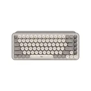 Logitech POP Keys Wireless Mechanical Keyboard With Emoji - Mist Sand [920-011226]