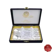 Korean Traditional Stainless Steel Silver Plated Spoon Chopstick Cutlery Set