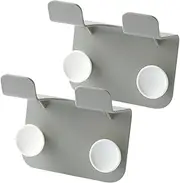 FRCOLOR 2pcs Hair Dryer Storage Rack Grips Organizer Hair Dryer Diffuser Care Dryers Holder Straightener Drying Styler Portable Curl Hairdryer Dryer Machine Grey Abs