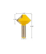 1/2 Inch Shank Bird's Mouth Router Bit Woodworking Milling Cutter Tools