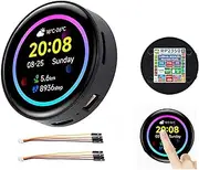 RP2350 1.43inch AMOLED Touch Display Development Board, 466x466, SPI Interface, RP2350 Chip with AMOLED Screen Rich Interfaces, for Development of RP2350 HMI Applications, with CNC Metal Case