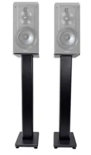 Pair 36" Bookshelf Speaker Stands For Sony SSCS5 Bookshelf Speakers