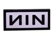 Music enamel pin - Band Logo - NIN (Nine Inch Nails) - Aust Stock - Free Au Post