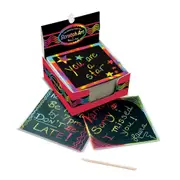 Melissa & Doug Scratch Art Rainbow Mini Notes Box Kids/Childrens Toy 4+