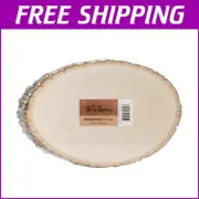 Medium Basswood Wood Slices – Round/Oval Shape Pack of 10 for DIY Projects