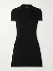 [Balenciaga] Balenciaga - Ribbed Wool-blend Mini Dress - Black - M M Black