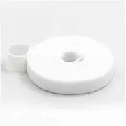 1CM x 5M Cable Ties Self Adhesive Tape Straps Strips Hook and Loop One-Wrap Cable Wraps for DIY Closing and Cable Organizer (White)