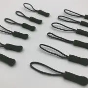 12 Pcs Zipper Pull Puller End Fit Rope Tag Replacement + 2 Pcs Squishies Animal.