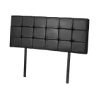 Palermo Double PU Leather Bed Deluxe Headboard Bedhead - Black