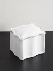 [Astier De Villatte] Astier De Villatte - Colbert Ceramic Box - White - One size One size White