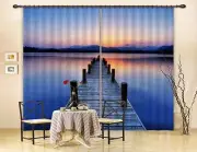 3D Coastal sky7 Blockout Photo Curtain Printing Curtains Drapes Fabric Window AU