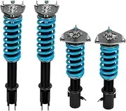 BJOHQ 24-Way Adj Damper Height Coilover Shock Kit Compatible for Subaru Impreza WRX STI GDB Compatible for Saab Coilovers Shock Coilovers Lowering Suspension