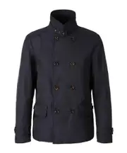 Nabucco-KM double-breasted coat IT52,IT48 blue night