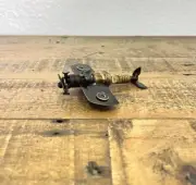 Recycled Metal Spark Plug Art WWII Fighter Plane 26054