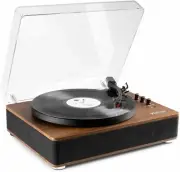 Fenton RP162 Vinyl Record Player Walnut Wood Turn Table HQ BT Out to Speakers Pl