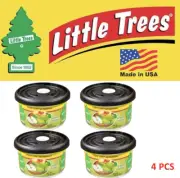 Fiber Can Green Apple little trees UFC-17816 MADE IN USA Pack of 4