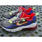 Nike Air Max 270 React GS Youth Thunder Grey/Barely Volt Size 7Y CT1630 001