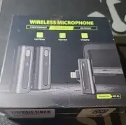 S29*NEW Wireless Lavalier Microphone Mini Mic Audio Video Recording for iPhone