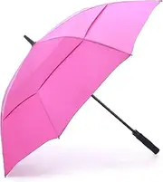 RUMBRELLA Golf Umbrella Windproof Double Canopy UV Umbrella UPF 50+ Auto Open 55IN