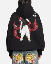 [GOAT CREW] Goat Crew X Tokyo Ghoul Kaneki Premium Hoodie Black - Size 2XL 2XL Black