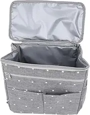 Stroller Bag, Stroller Travel Bag Universal Stroller Organizer, Convertible Diaper Bag Tote with Shoulder Strap, Oxford Cloth Stroller Caddy Stroller Organizer Stroller Accessories