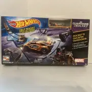 NEW! Hot Wheels Guardians of the Galaxy Rocket's Tailspin Takedown-Mattel 2014