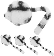 JOINPAYA 4pcs Realistic Plush Mouse Cat Interactive Pet for Cats Durable and Design for Home and Pet Store Play Engaging Catch for Kittens