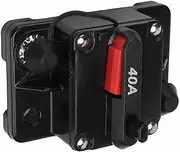 12V 30A 40A 60A Car Stereo Audio Resettable Circuit Breaker Self Recovery Fuse for Car Audio and Video System (40A)