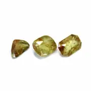 HEFTY 2.21 CT NICE PALLASITIC PERIDOT Faceted Transparent Meteoritic Olivine Lot