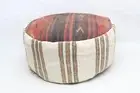 Garden decor round pouf, Party supplies kilim floor cover, Beanbag, code 23