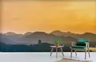 3D Sunset Sky Mountain Wallpaper Wall Murals Removable Wallpaper 220
