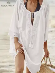 Swimsuit Cover Ups Kaftan Beach Tunic Dress