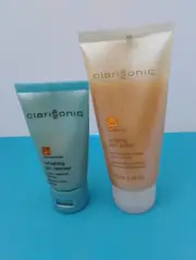 Clarisonic Refining Skin Polish 2 fl oz / 60ml & Refreshing Gel Cleanser 1 oz +