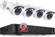 Sistema De 4 Camaras De Seguridad DVR 1080P HD Para Casas Exterior Interior NEW