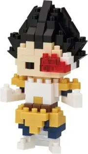 Kawada Nanoblock Dragon Ball Series Vegeta Micro-Sized Building Block Set