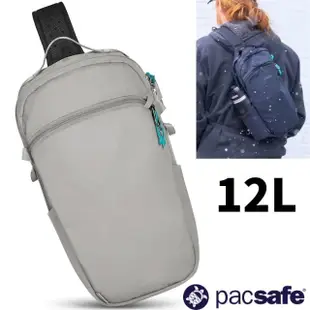 【澳洲 Pacsafe】送》防盜斜背包 12L _11吋平板_單肩胸包.防搶側背包.RFID護照包_41103145