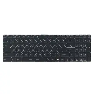 MSI GT72 黑色 七彩背光 繁體中文 筆電鍵盤PE60 PE70 PX60 WS60 WS70 (9.1折)