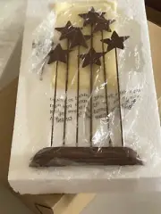 1999 WILLOW TREE SUSAN LORDI METAL STAR NATIVITY BACKDROP 13,5”