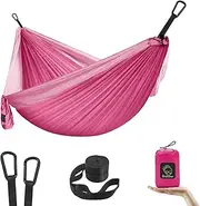 Kids Hammock for Camping, Portable Hammock for Child Girls Boys Toddlers, Ultralight Small Size Mini Hammocks with Straps and Carabiners for Indoor and Outdoor Camping and Patio