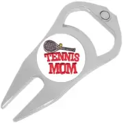 Tennis Mom Golf Ball Marker Divot Repair Tool Bottle Opener