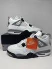 Air Jordan 4 White Cement Sneakers FV5029-100 Size 14 - Ready To Ship